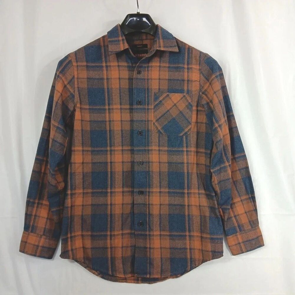 Redmond Button Up Flannel Shirt Men's Size Small Plaid *